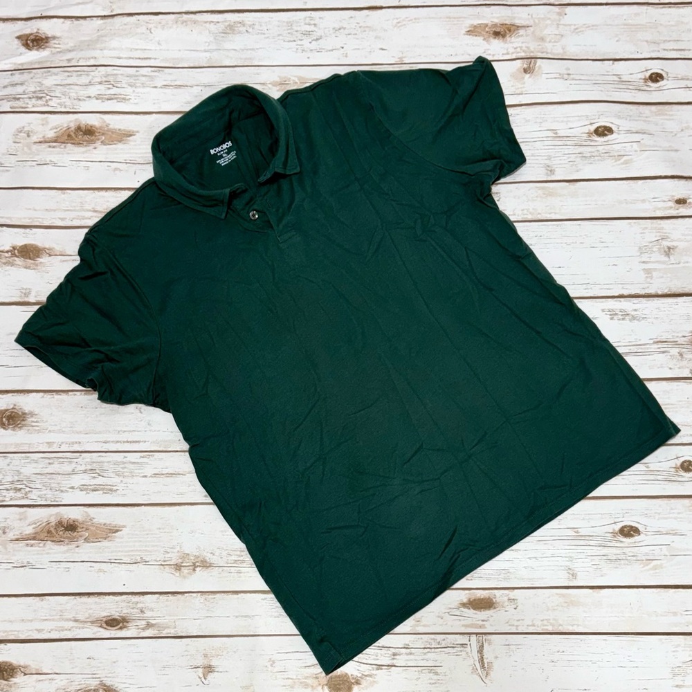 Bonobos Forest Green Polo Shirt Classic Piqué Cotton